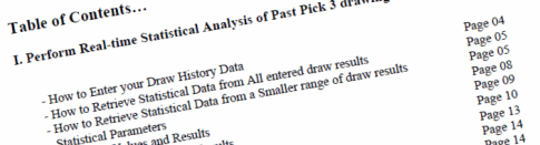 Pick3stats Pro Manual - preview